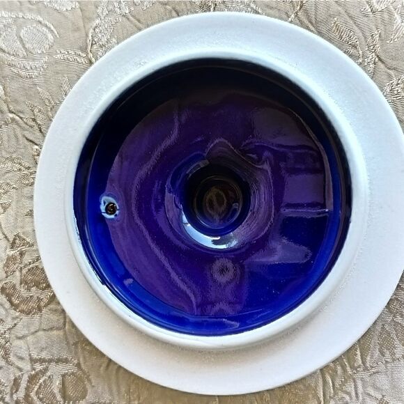 Vintage Cobalt blue kettle w 4 cups Japan - Picture 7 of 13